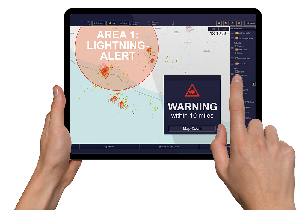 BestinClass 3D Real Time Lightning Detection